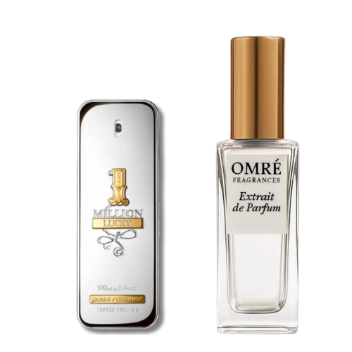 OMRÉ Golden Pulse fragrance inspired by 1 Million Lucky by Paco Rabanne