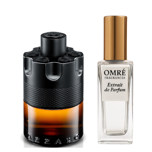 OMRÉ Obsidian Fire fragrance inspired by The Most Wanted Parfum by Azzaro