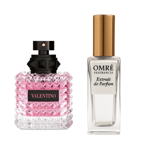 OMRÉ Rose Roma fragrance inspired by Valentino Donna Born in Roma